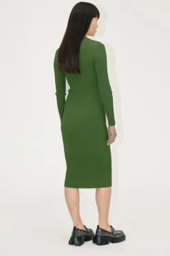 STINE GOYA Cardigan Dress - Sage Green Multi SageGreenMulti Discount