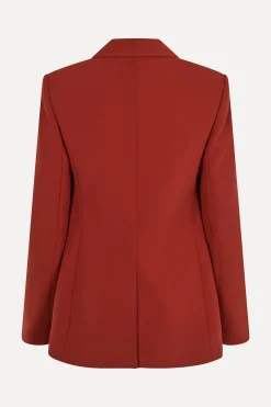 STINE GOYA Classic Fit Blazer - Bordeaux Fashion
