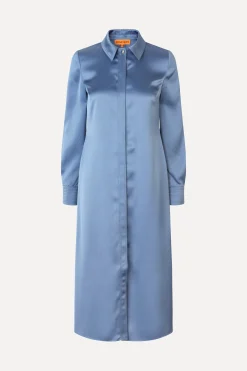 STINE GOYA Collared Midi Dress - Infinity Blue InfinityBlue Flash Sale