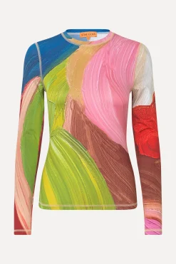 STINE GOYA Elastic Long Sleeve Top - Hands Clearance