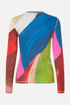 STINE GOYA Elastic Long Sleeve Top - Hands Clearance