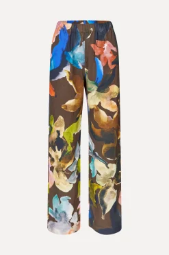 STINE GOYA Elasticated Long Pants - Aquarelle Garden AquarelleGarden Best