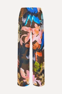 STINE GOYA Elasticated Long Pants - Aquarelle Garden AquarelleGarden Best