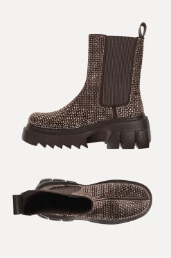 STINE GOYA Hybrid Crystalized Wedge - Chocolate Cheap