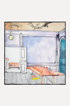 STINE GOYA Large Scarf - Aquarelle Showroom AquarelleShowroom Discount