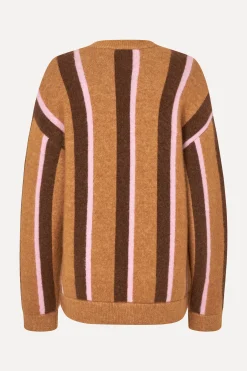 STINE GOYA Long Sleeve Cardigan - Cocoa Stripes CocoaStripes Shop
