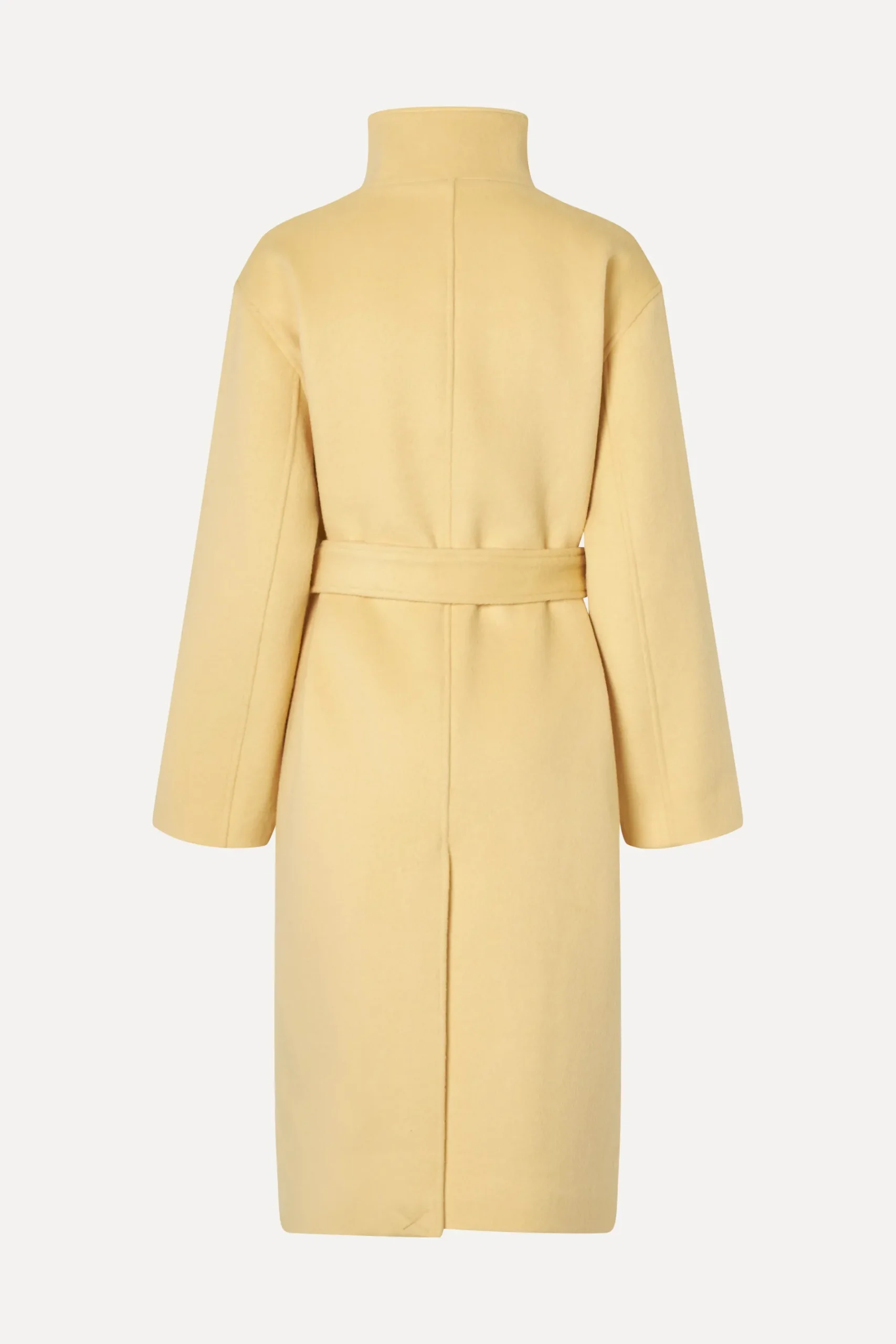 STINE GOYA Long Sleeve High Collar Coat - Butter Milk ButterMilk Best