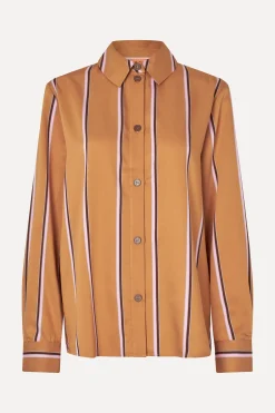 STINE GOYA Long Sleeve Shirt - Cocoa Stripes CocoaStripes Online