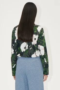 STINE GOYA Long Sleeve Top - Umber Windflower UmberWindflower Best Sale