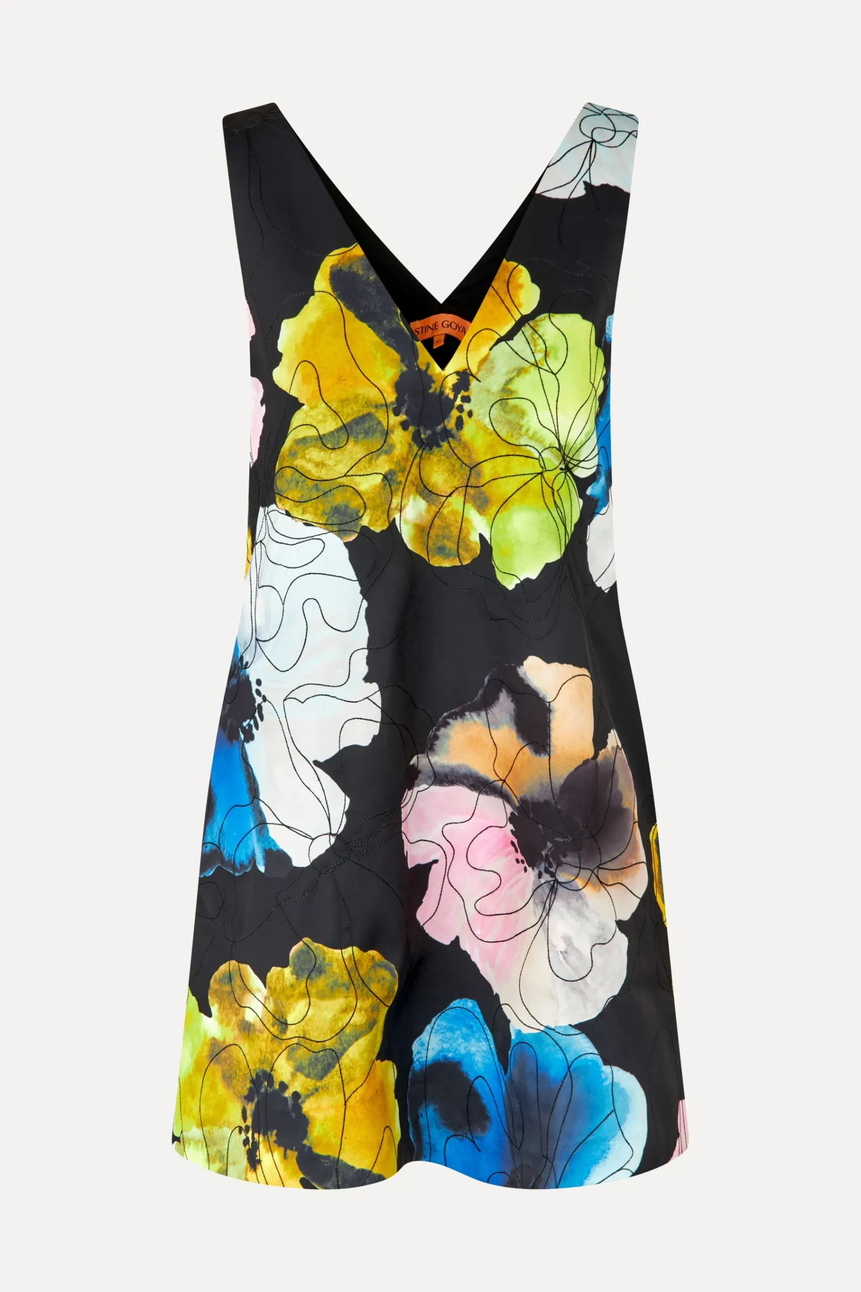 STINE GOYA Mini Dress - Watercolor Bloom WatercolorBloom Shop