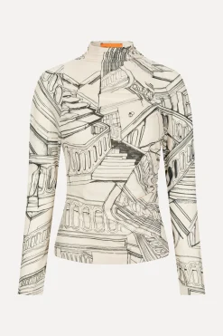 STINE GOYA Rouched Fitted Top - Fineline Staircase FinelineStaircase Hot