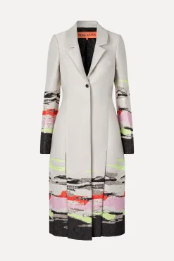 STINE GOYA SGAneta Coat - Abstract Strokes AbstractStrokes Shop