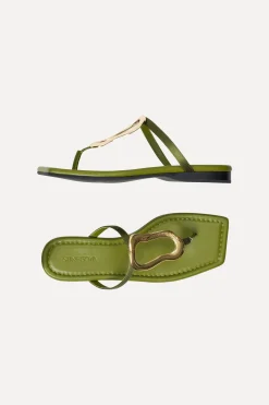 STINE GOYA SGCalabria Sandals - Olive Flash Sale