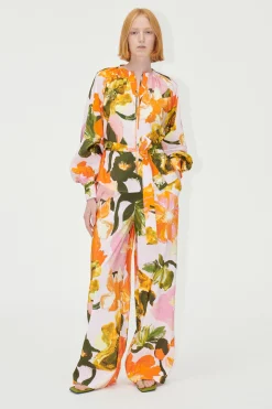 STINE GOYA SGEmi Pants - Summer Day Poppies SummerDayPoppies Flash Sale