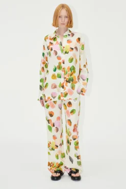 STINE GOYA SGFatou Pants - Watercolor Buds WatercolorBuds Outlet