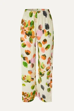 STINE GOYA SGFatou Pants - Watercolor Buds WatercolorBuds Outlet