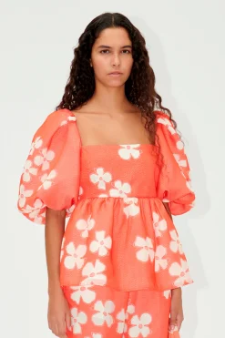 STINE GOYA SGKinsley Top - Ditzy Poppies DitzyPoppies New