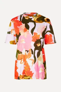 STINE GOYA SGMargila T-shirt - Summer Day Poppies shirt-SummerDayPoppies Cheap