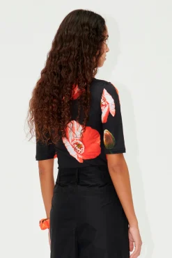 STINE GOYA SGMinerva T-shirt - Opium Poppies shirt-OpiumPoppies Store