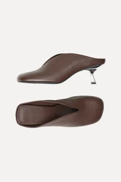 STINE GOYA SGMonaco Heels - Chocolate Discount
