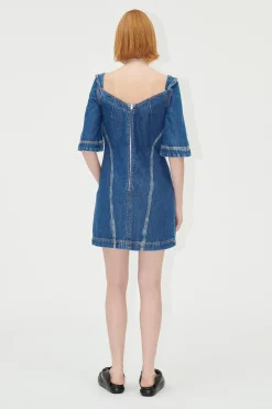 STINE GOYA SGYvonne Denim Dress - Trompe L'oeil TrompeL'oeil Online