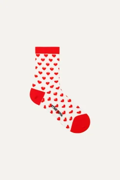 STINE GOYA Short Socks - Hearts Sale