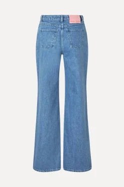 STINE GOYA Straight Leg Long Pants - Denim Blue DenimBlue Cheap