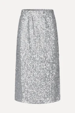 STINE GOYA Straight Midi Skirt - Steel Grey SteelGrey Cheap